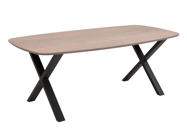 Eiken tafel: rechthoek - ovale rand - Meubelen Comfort For Life Ieper